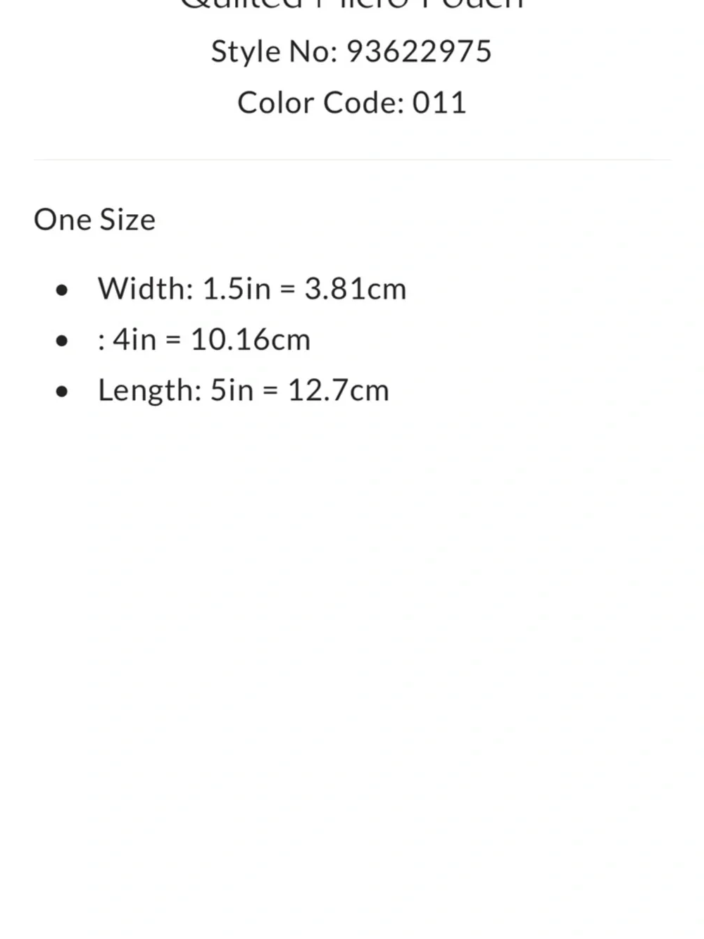 Quilted Micro Pouch - Free People - Picture 2 of 3